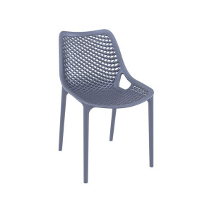 Chaise Air Empilable Gris Foncé - H 820 mm