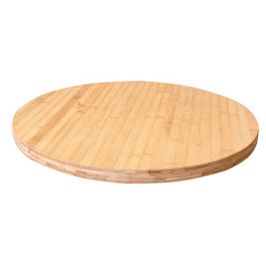 Plateau de Table Figari - Bambou Naturel - Ø 600 mm