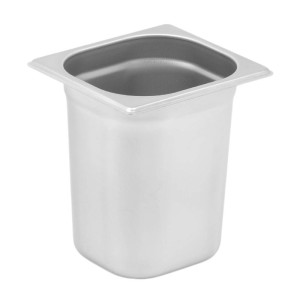 Bac Gastro GN 1/6 Inox - Profondeur 200 mm - 3,4 L